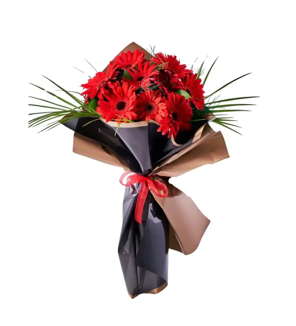 Kırmızı Gerbera Buketi